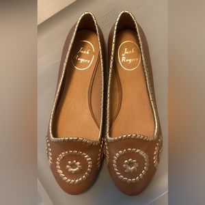 Jack Rogers Waverly Leather Flats